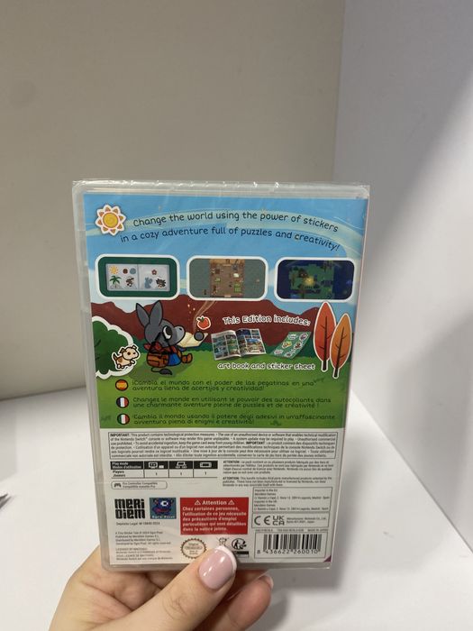 Gra A tiny sticker tale- magic book edition na nintendo switch NOWA