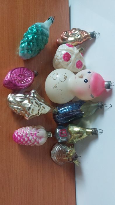 Антиквариат Продаются новогодние игрушки времён ссср,подставка для ёлк