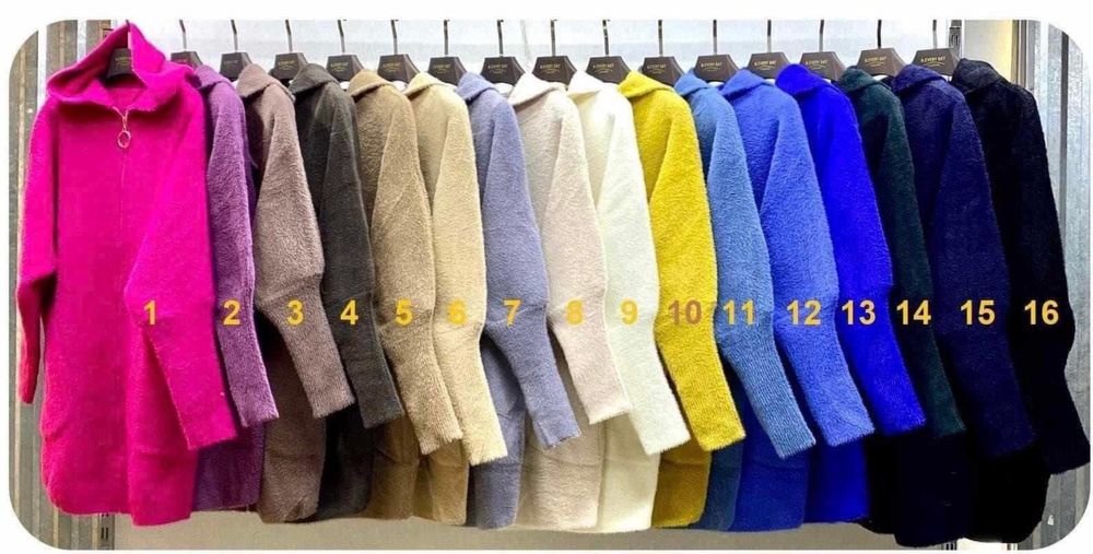 Alpaka Płaszczyk z Kapturem OverSize