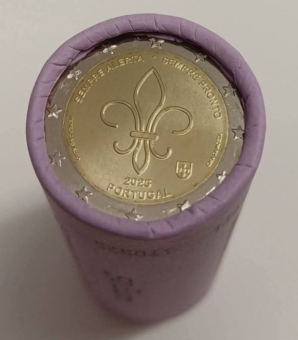 Rolo moedas sempre alerta sempre pronto - escuteiros