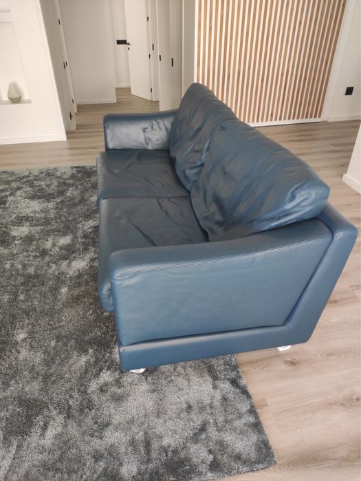 2 Sofás de Pele Italiana