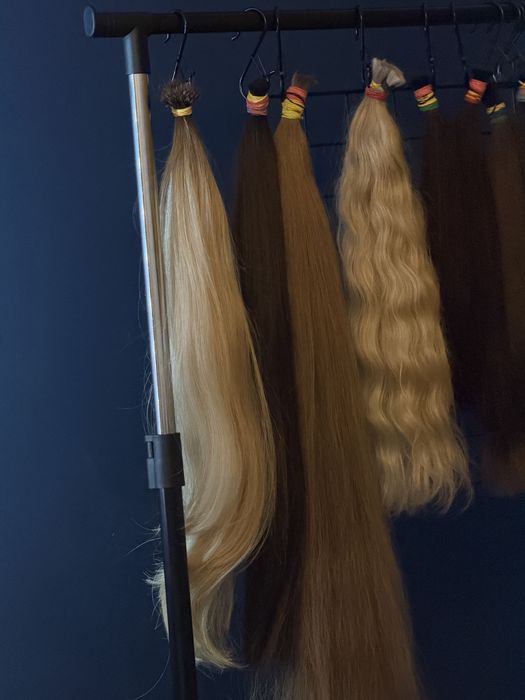 Словʼянське волосся 40–70 см натуральне в наявності