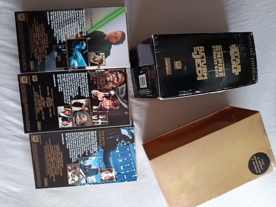 Star Wars VHS kolekcja 3 kasety