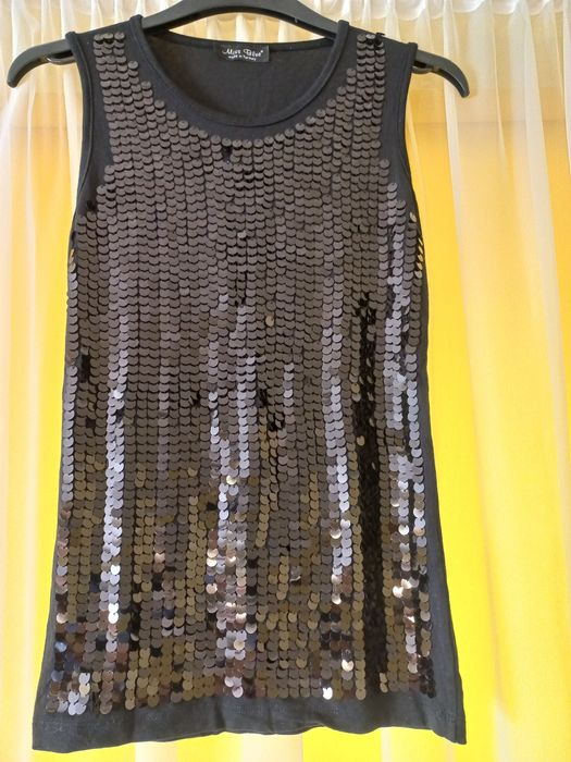 Bokserka cekiny,błyszcząca