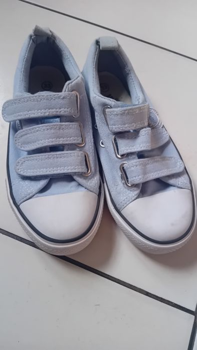 American Club trampki na rzep, r. 33, błękitne