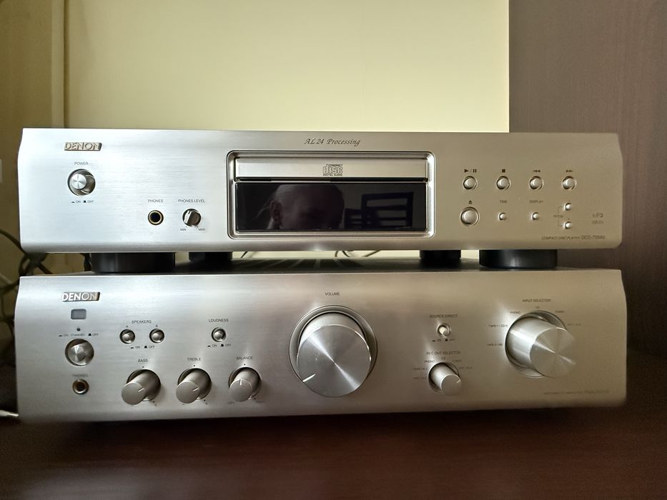 Denon PMA-700AE + DCD-700AE – wzmacniacz i odtwarzacz CD + pilot
