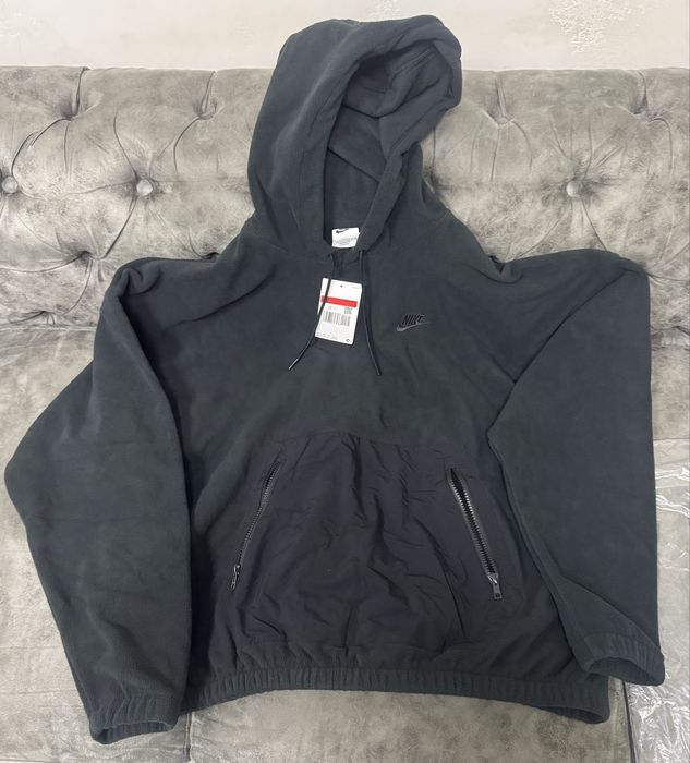 Флісовий худі Nike FB8388-010 чорний Oversize