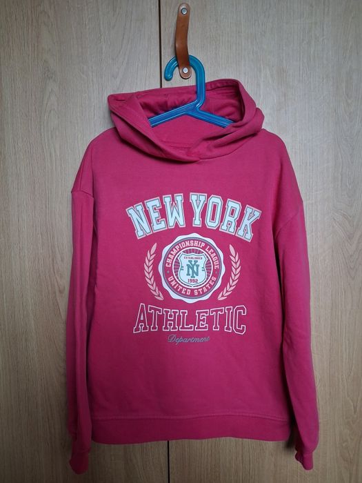 Bluza z kapturem dla dziewczynki rozm. 140 cm