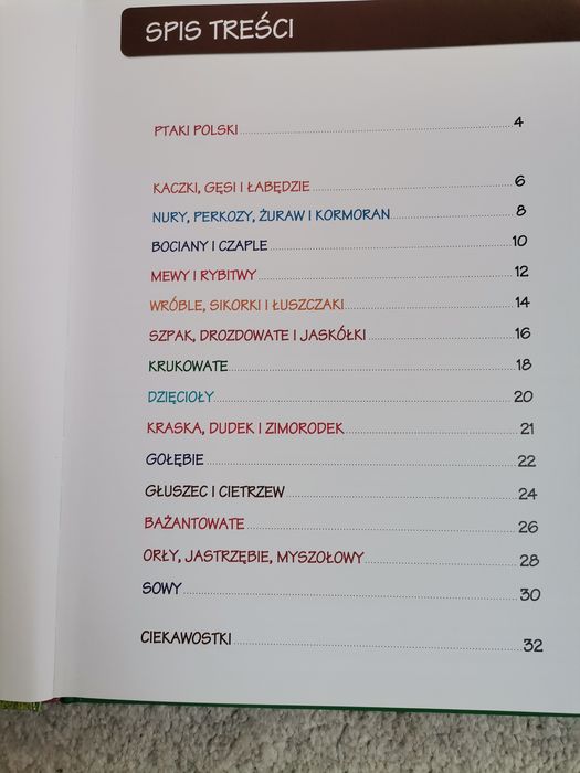 Książka Ptaki Polski