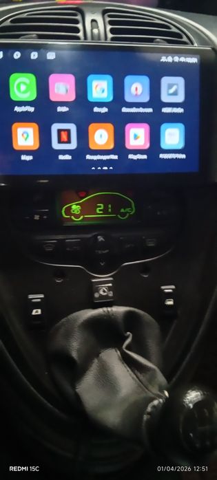 Rádio carplay 4gb +64 gb novo