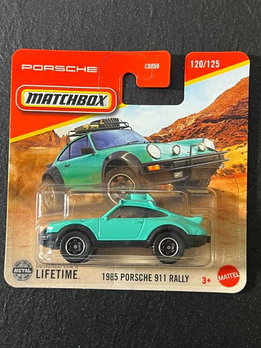 Matchbox model 1:64 1985 Porsche 911 Rally 120/125