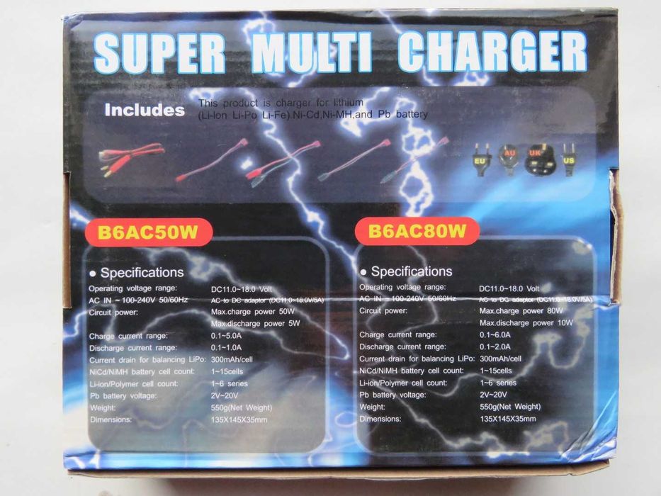 Super Multi Smart Charger B6AC 80W; Dual Power64740677360897122