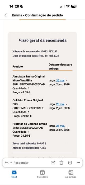 Cama + colchão Emma elite+