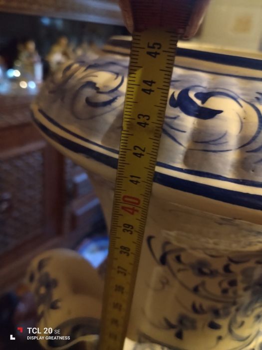 Vaso grande, louça portuguesa