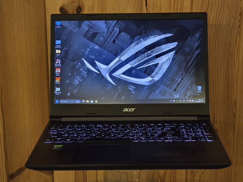 Acer Gaming 15.6"/Ryzen 5/GTX 1650/RAM 16GB/SSD 512GB