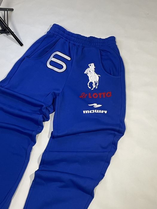 Штани спортивні Mowalola Ralph Lauren синій колір М-Л нові з бірками