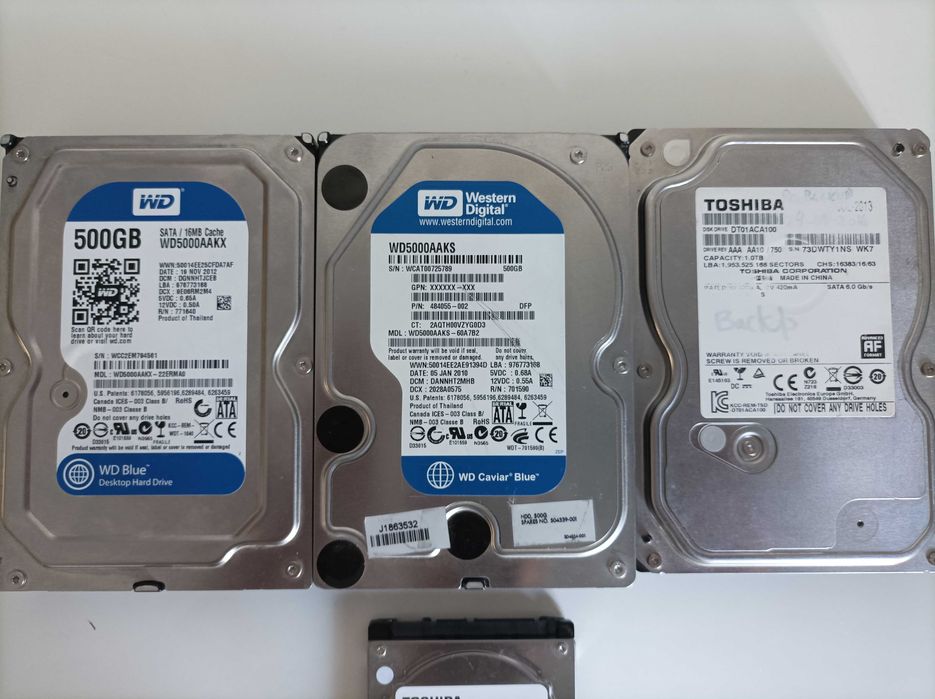 Disco Rígido 3.5 e 2.5 Western Digital | Toshiba | Várias Capacidade