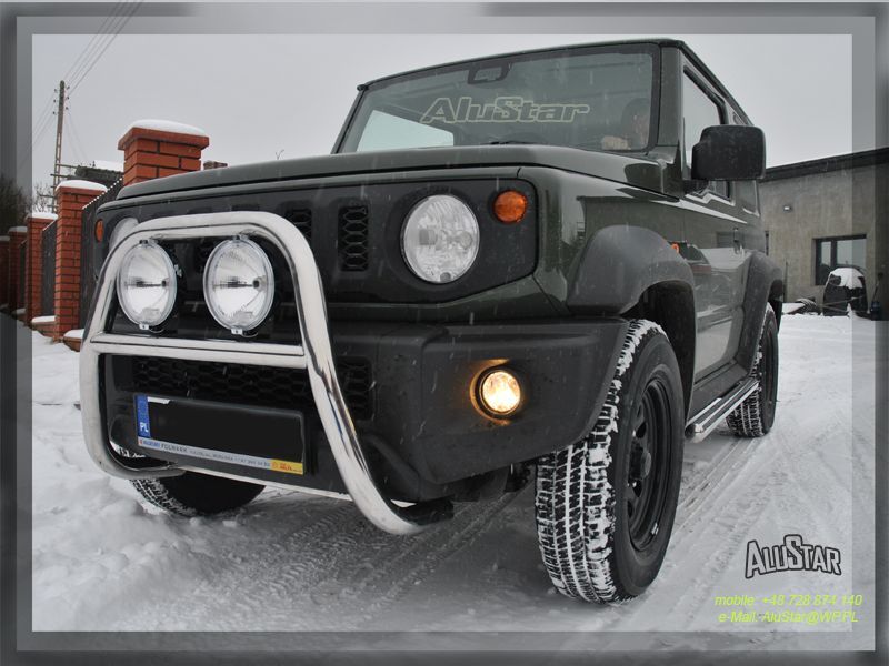 Suzuki Jimny orurowanie Boki Podesty Tuning