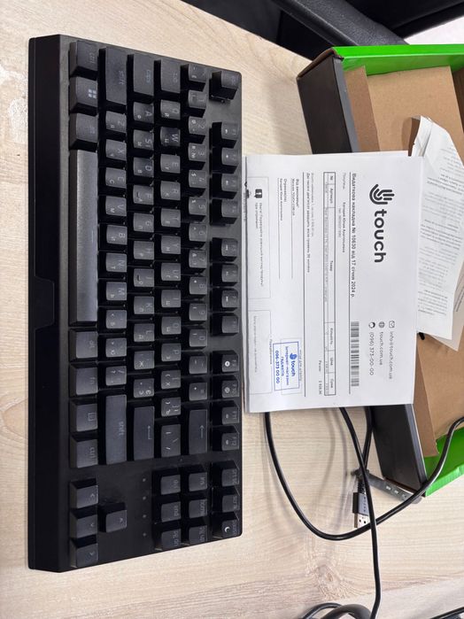 Клавіатура Razer BlackWidow V3 TKL Green (RZ03-03490700-R3R1)