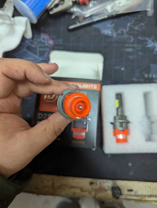 Лед лампочка Led D2S /R 6000к 60000Lm з Обманками в будь-яку фару