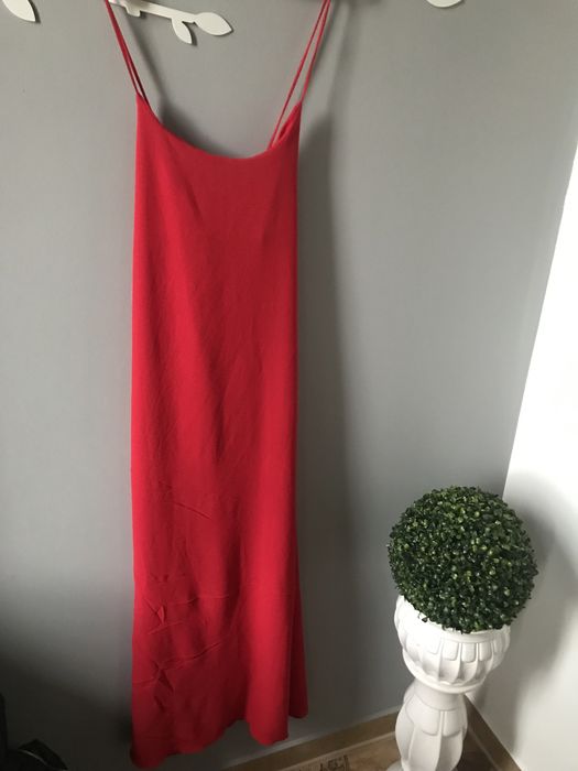 Sukienka czerwona na ramiączkach S- XL