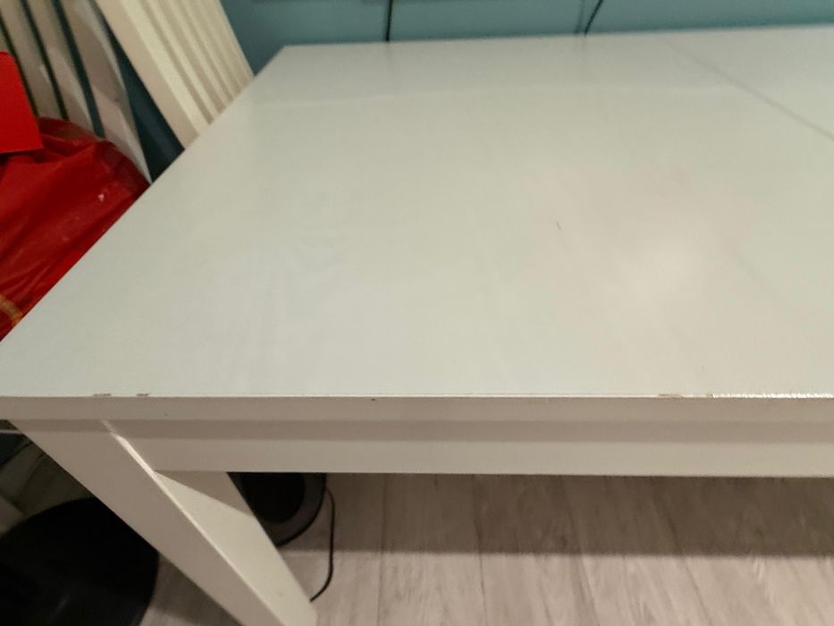 Stół Ikea Bjursta używany z krzesłami