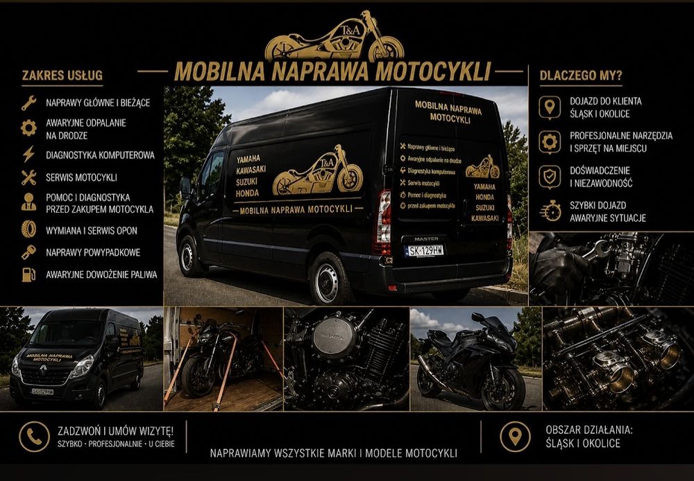 Mobilna Naprawa Motocykli i  Skuterów