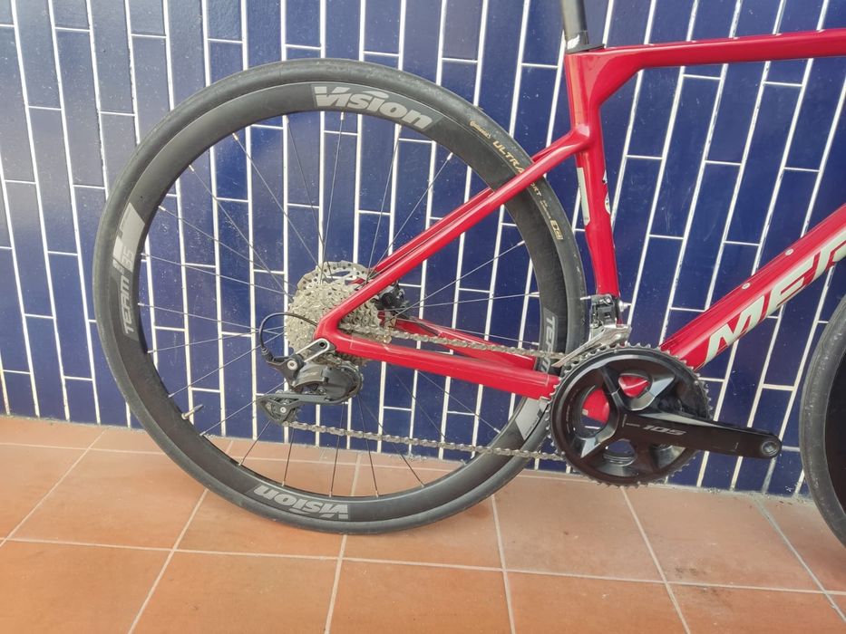 Bicicleta de carbono xs 12x2v semi nova
