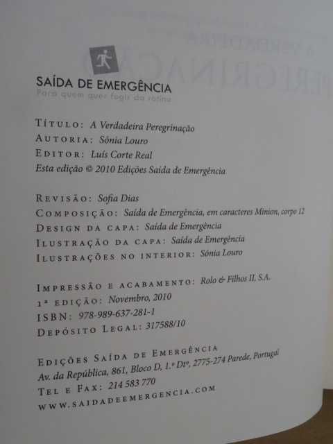 A Verdadeira Peregrinação de Sónia Louro - 1ª Edição