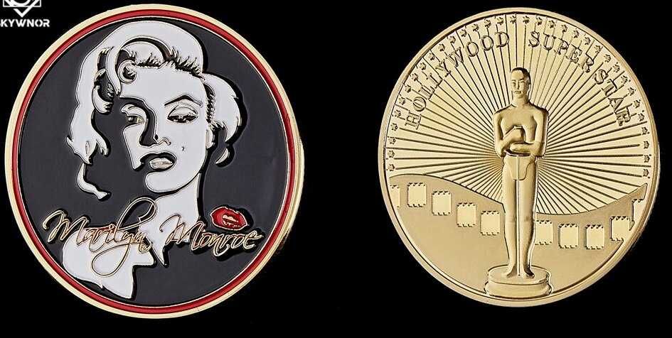 Moneta Marilyn Monroe 40 mm Medal Kapsel 40 mm Nowa