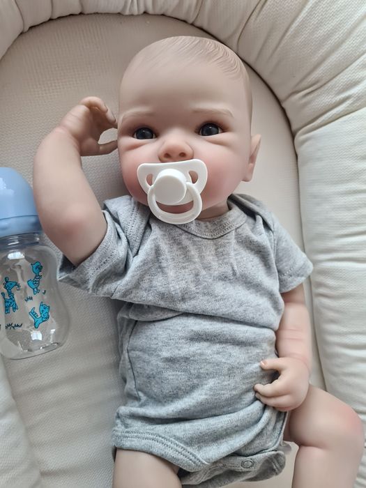 Lalka Nowa Reborn niemowlę bobas dzidziuś realistyczna winyl
