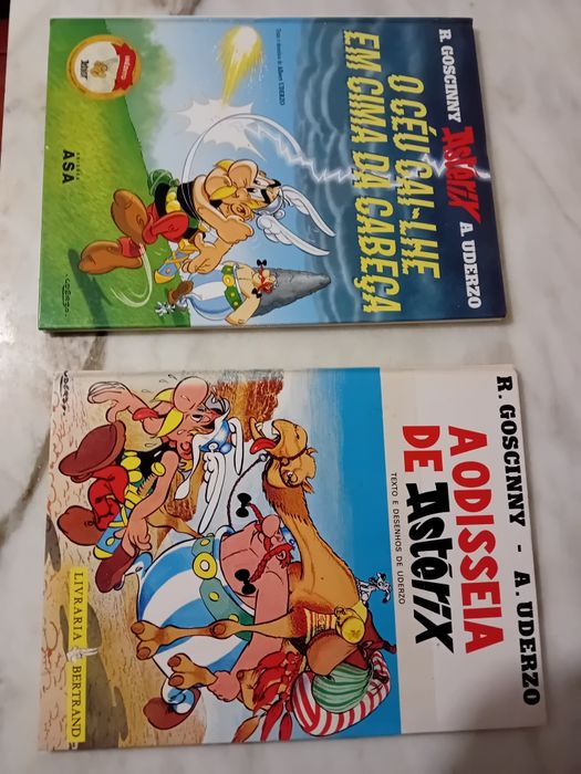 Conjunto de 2 Livros Astérix