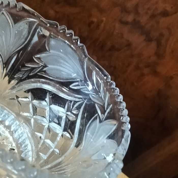 Cukiernica kryształowa vintage