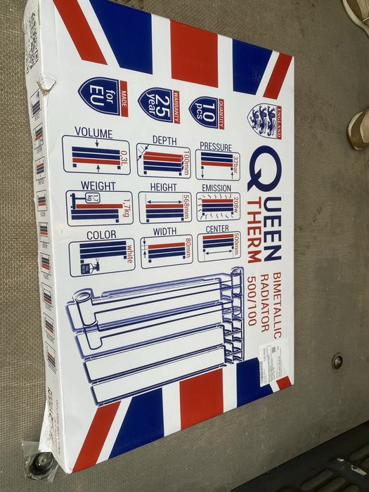 Посекційно радіатор для опалення Queen Therm 500/100