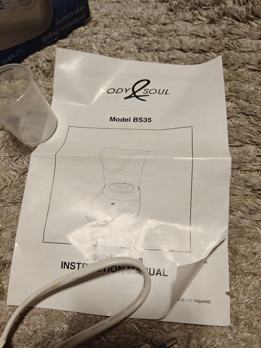 Body soul domowa sauna do twarzy inhalator