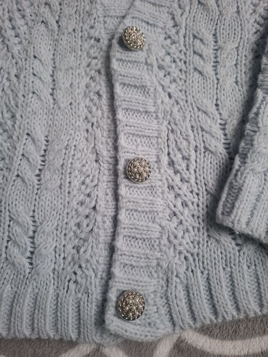 Sweter kardigan Laurella Malisa Light Blue