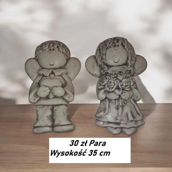 Dekoracja figurki dekoracyjne krasnal skrzat ogrodowy grzybki ogrodowe