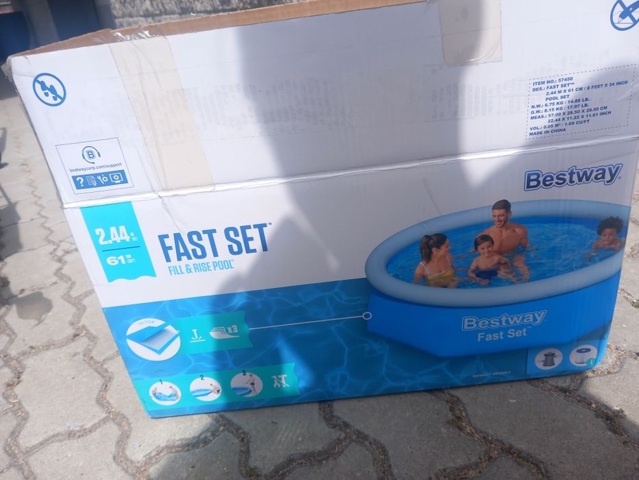 Piscina fast set