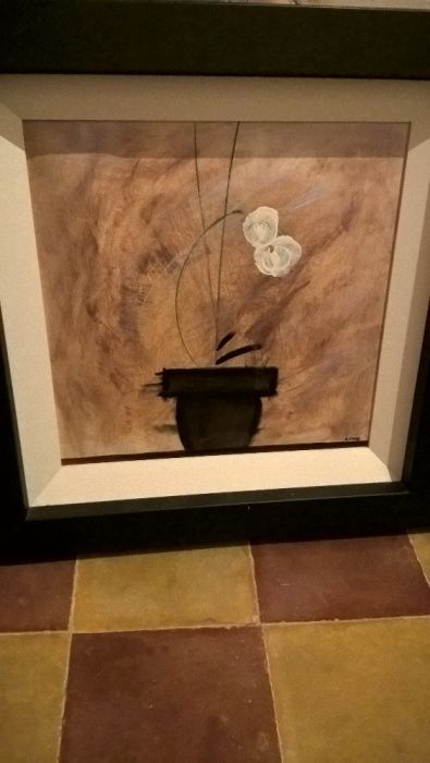 Quadro Vaso com flor em bom estado