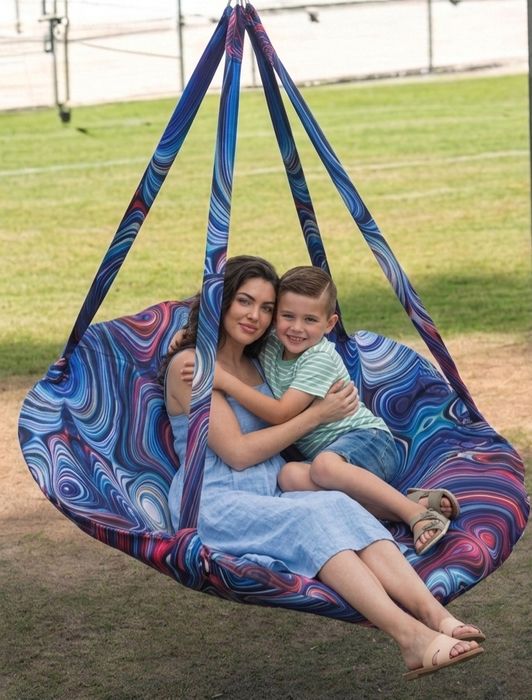 кресло подвесное садовая качеля подвесная 1 м гнездо детская взрослая