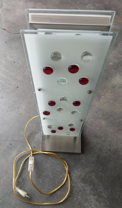 Candeeiro LED inox cabeceira