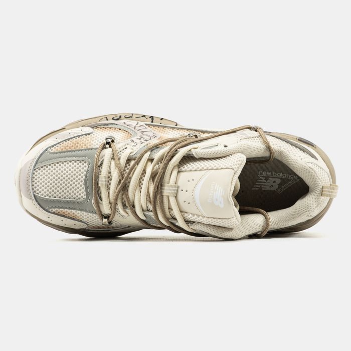 Кросівки Кроссовки  Balance 530 Beige Custom White Бежевый Белый Кастомный Бежевий Білий Кастомний Кросовки демісезон