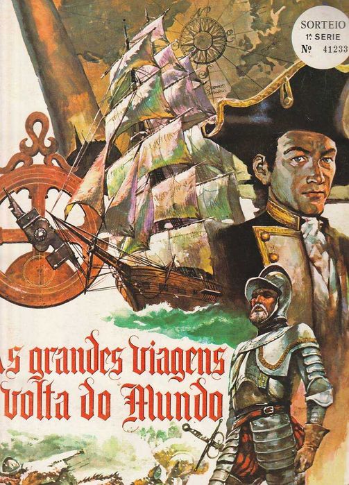 As grandes viagens à volta do mundo-Caderneta completa c/ 271 cromos.
