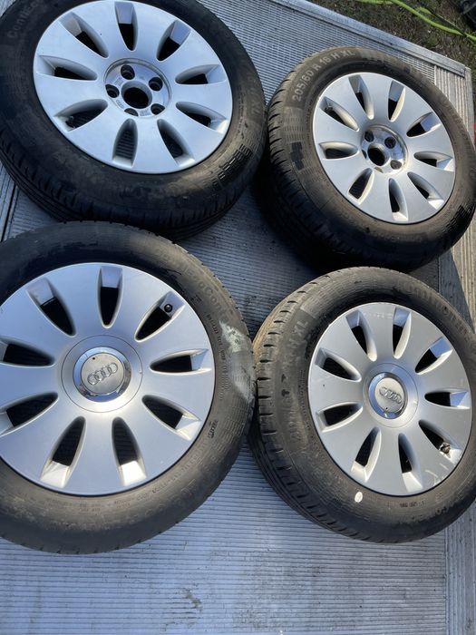 Felgi z oponami audi a4 b7 a6 c6 lato 205/60/16