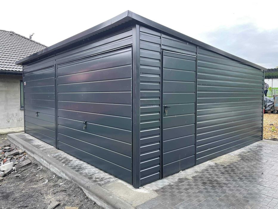 Garaż blaszany, wiata. WZMOCNIONY PROFILAMI. PRODUCENT. Cała Polska