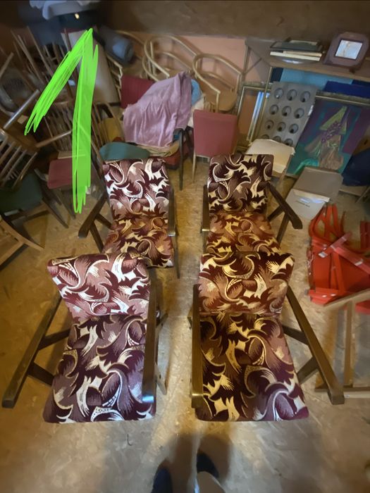 Fotele i krzesla PRL do renowacji