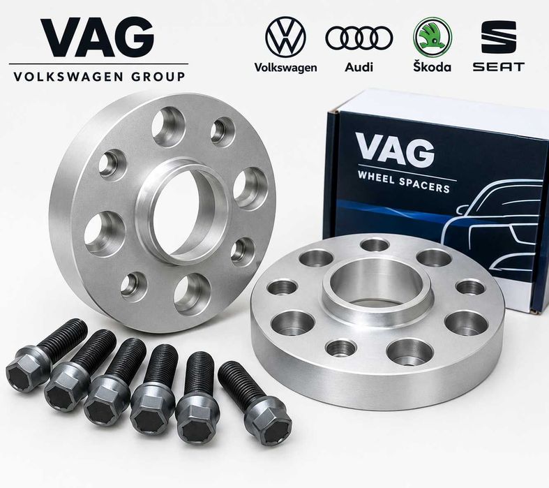 Проставки для коліс групи VAG (Volkswagen, Audi, Škoda, Seat, Bentley, Bugatti, Porsche)