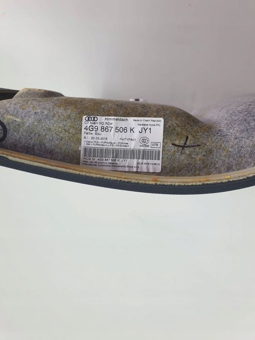 podsufitka audi a6 c7 kombi 4g9867506k