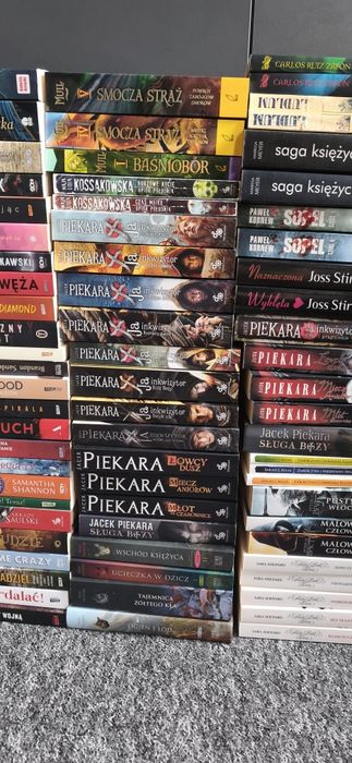 Rezerwacja do 25. 02. Wyprzedaż domowej biblioteczki  seria zestaw prz