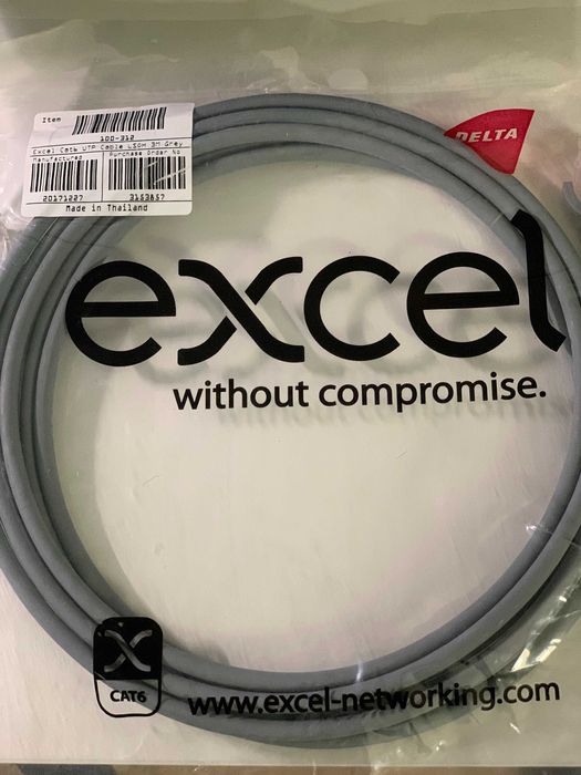 Patchcord cat 6 3mts 100-312 Excel64585747182849123